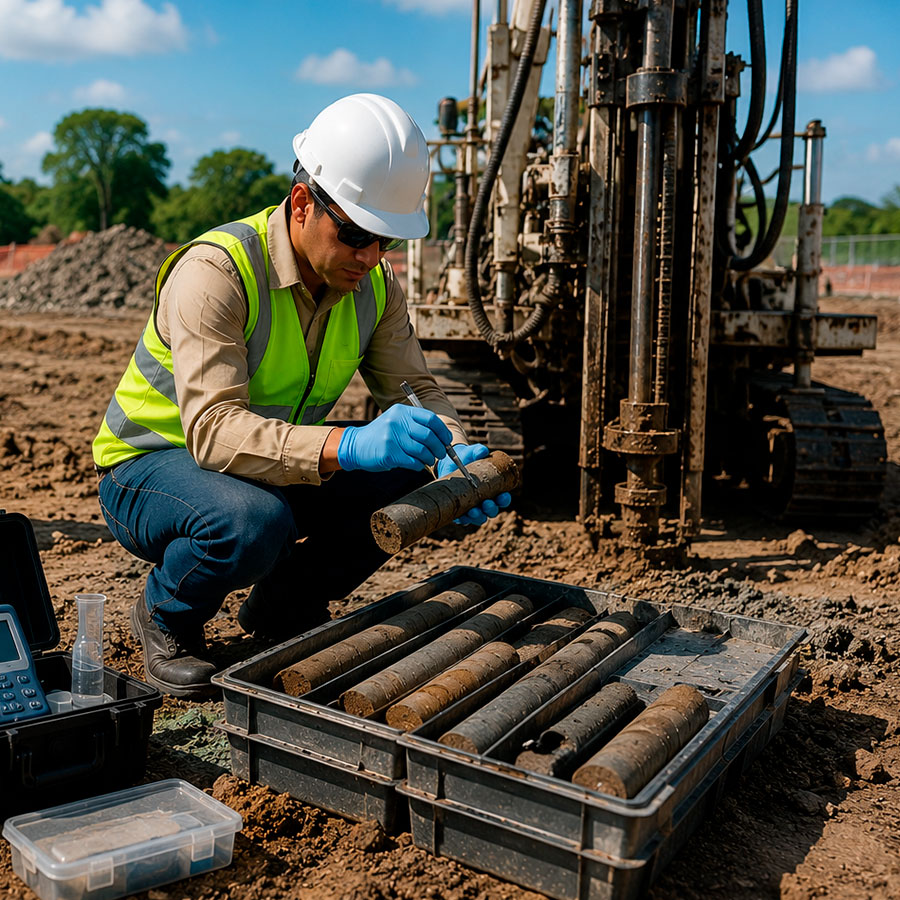 Estudios de mecánica de suelos para proyectos de infraestructura