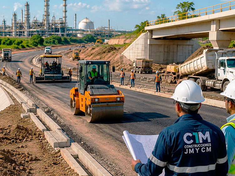 Obra civil e infraestructura para proyectos públicos e industriales